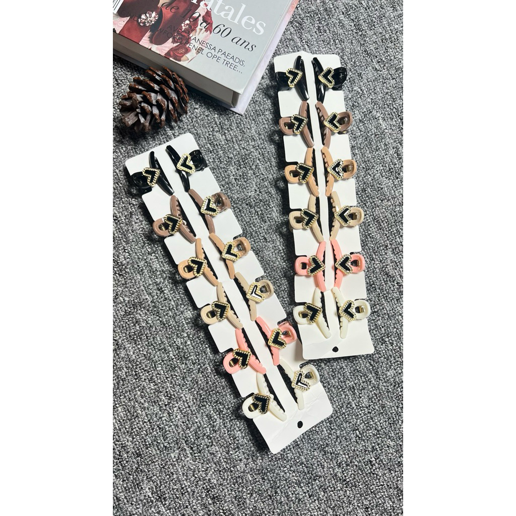 jepit salon simpul/jepit salon mini/jepit salon mini import premium isi 12/jwpit salon 4cm/jepit sal
