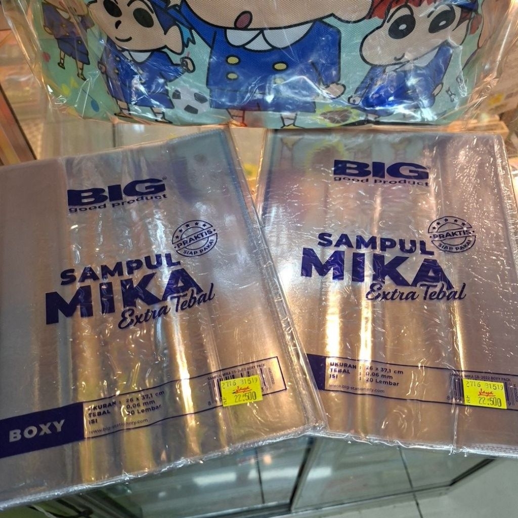 

sampul mika B5 boxy tebal
