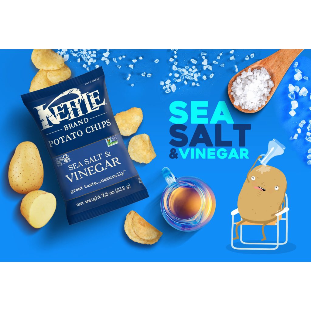 

KETTLE Brand Sea Salt & Vinegar Potato Chips 141gr