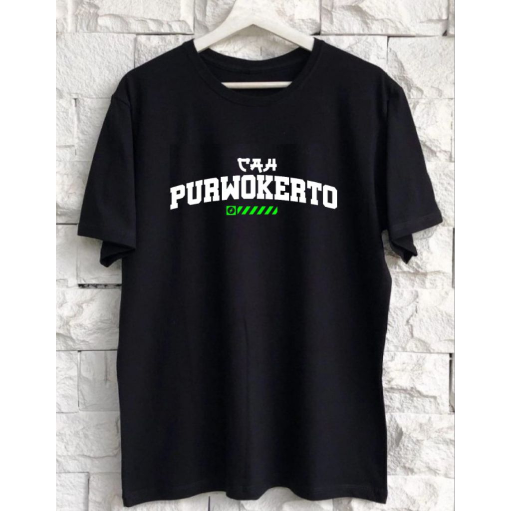 Kaos Distro Cah Purwokerto Banyumas Jawa Tengah/Kaos Purwokerto Pria & Wanita