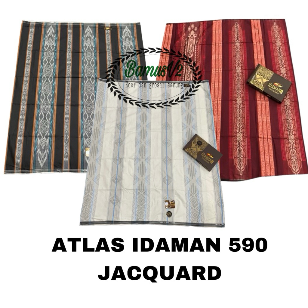 SARUNG ATLAS IDAMAN JACQUARD 590