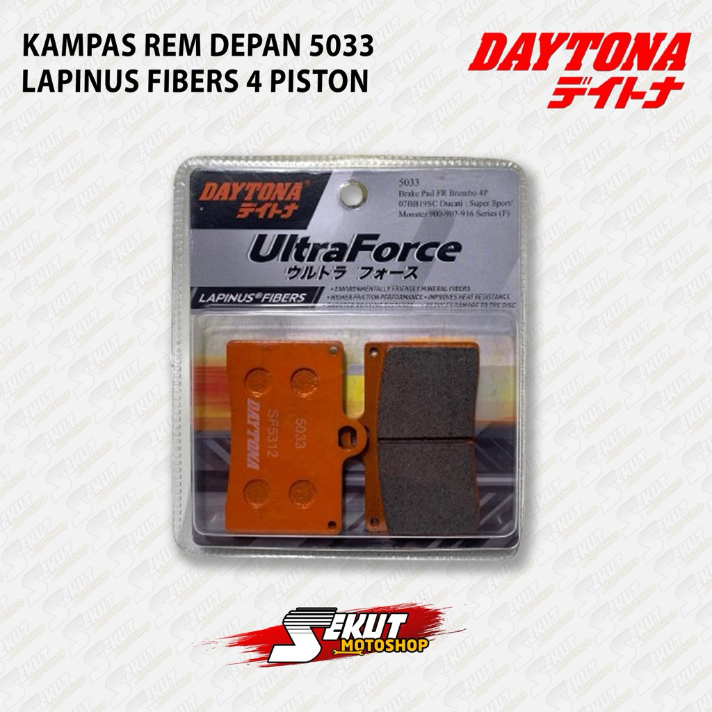 KAMPAS REM DAYTONA RACING 4 PISTON PNP KALIPER KTC 4 PISTON BREMBO 4 PISTON KODE 5033 ORIGINAL