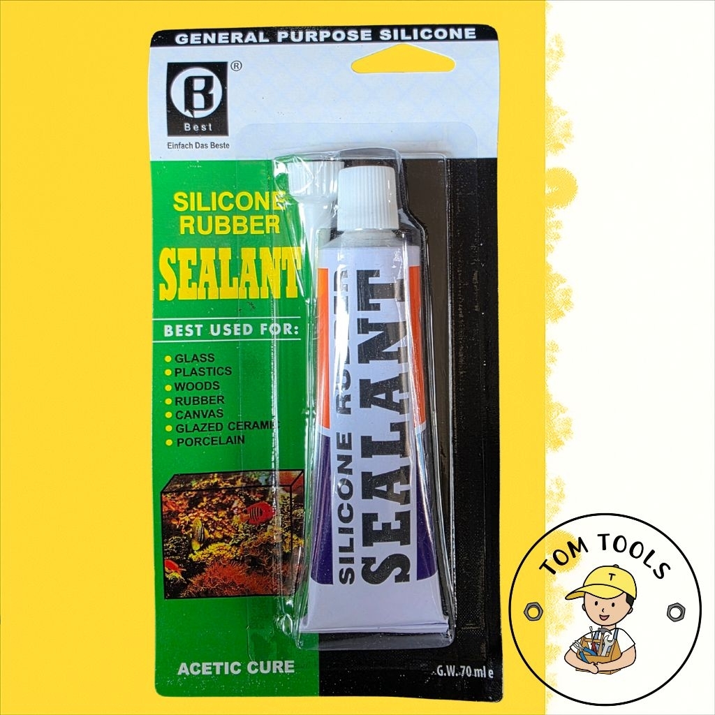 

Lem Kaca Sealant / Silicone Tube Best 70ml (Per Box 12pc)