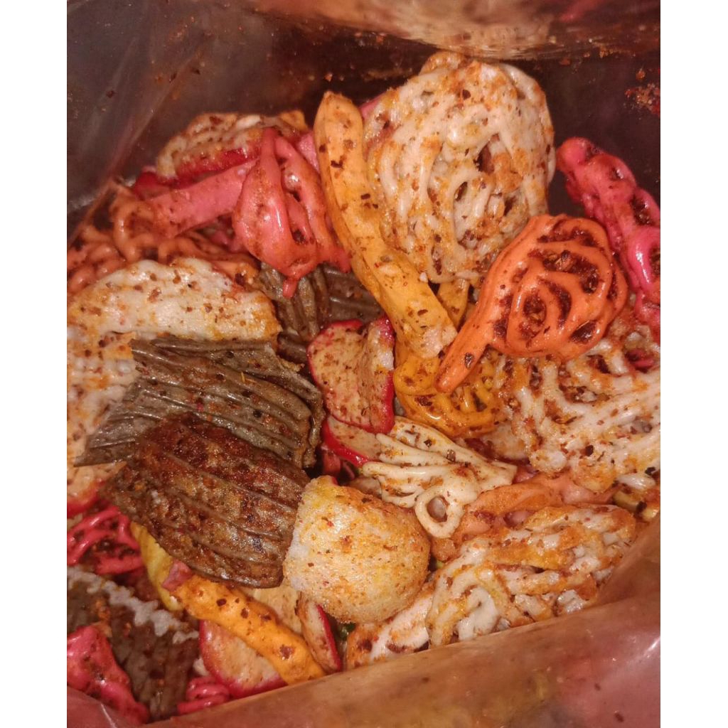 

Kerupuk Seblak Mix Campur isi 250gram Cemilan Pedas