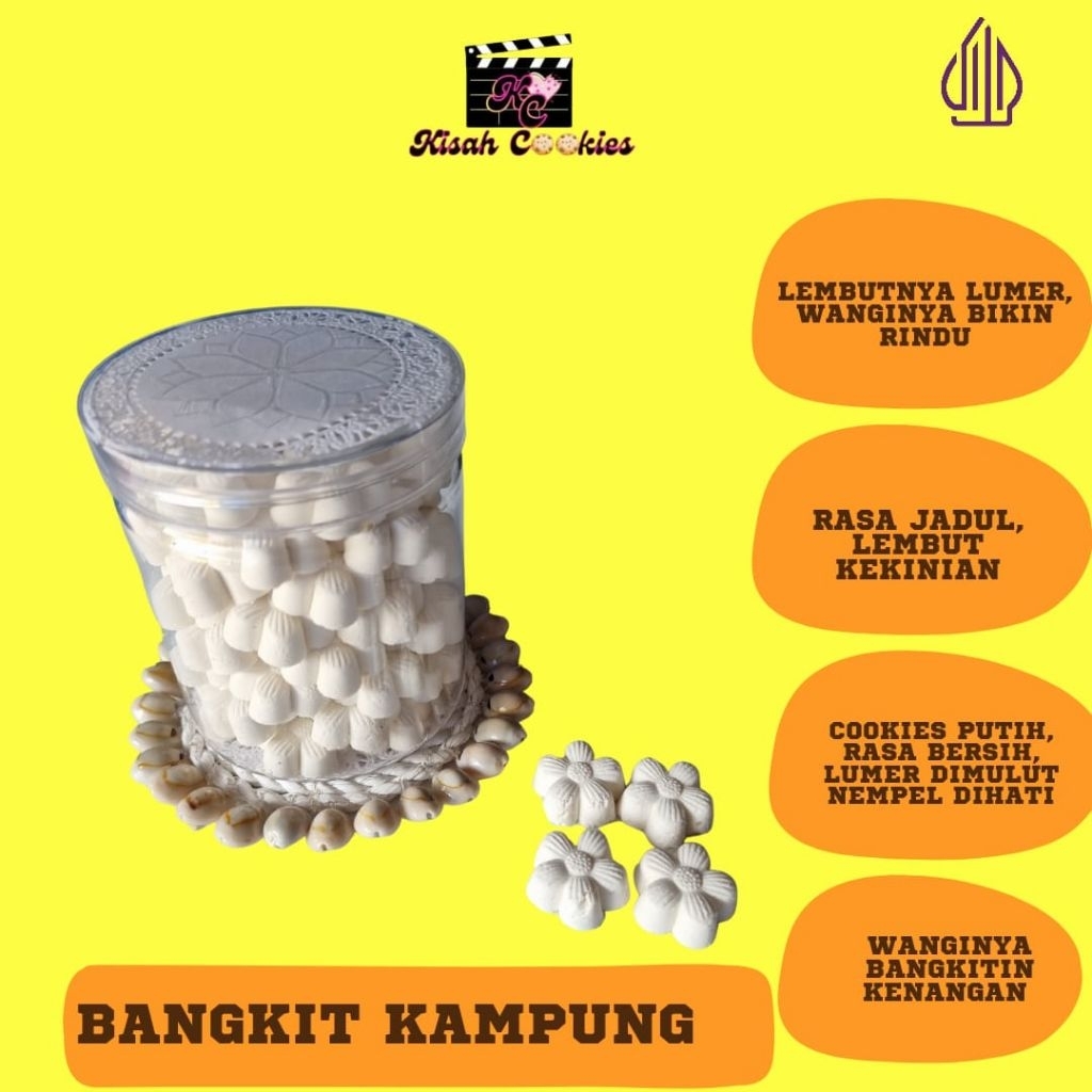 

KUE BANGKIT KAMPUNG COOKIES BANGKIT KAMPUNG COOKIES SANTAN TOPLES 400Ml