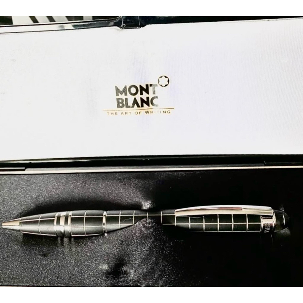 

Authentic Montblanc StarWalker Black Cosmos Grid Ballpoint Pen – Excellent Condition