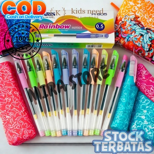 

Pulpen Standar Tinta Warna Warni Pulpen Gel Pulpen 1 Pcs Harga Murah Bisa (Cod)
