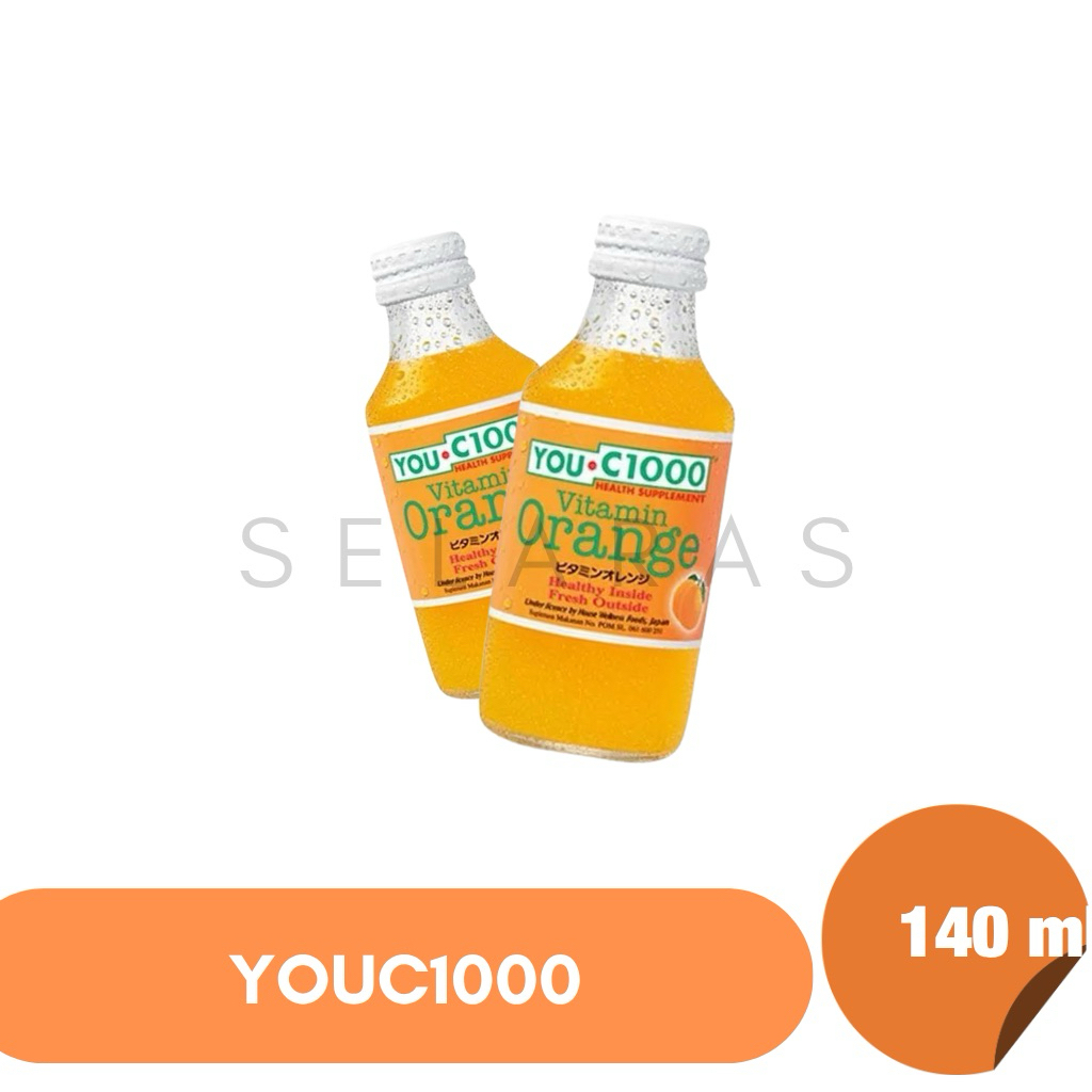 

YOU C 1000 Botol Kaca 140 ml - Isi 30 Botol