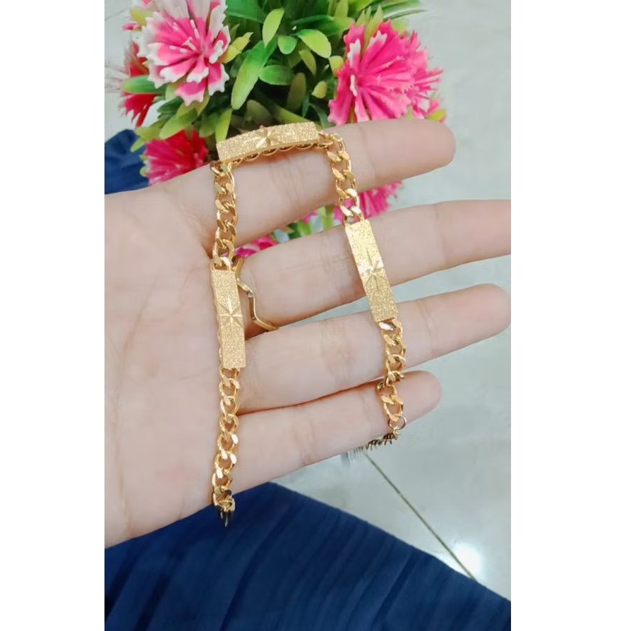 Gelang Rantai Plat Titanium/Gelang Rantai Dewasa Titanium/Gelang Rantai Terbaru