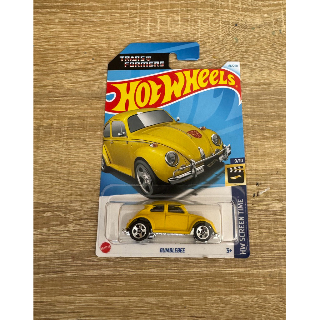 vw beetle bumblebee kuning hot wheels