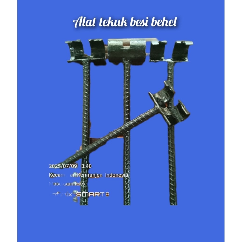 alat tekuk besi behel bahan pipa dan besi ulir