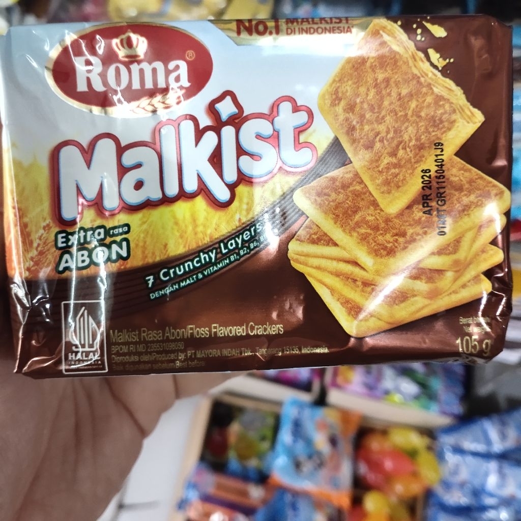 

Roma Malkist rasa Abon 105 gram