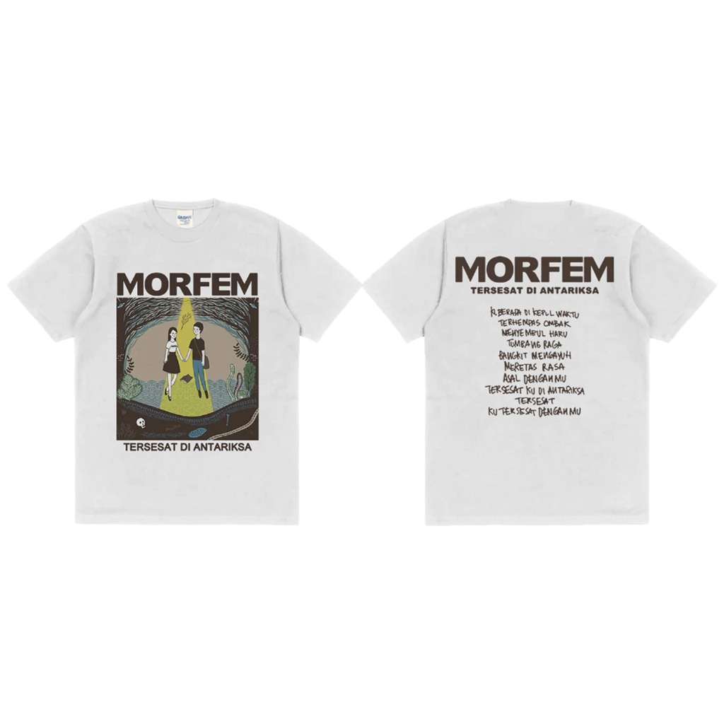 Morfem - Tersesat di Antariksa Tshirt Morfem New Merchandise - Kaos Band Morfem