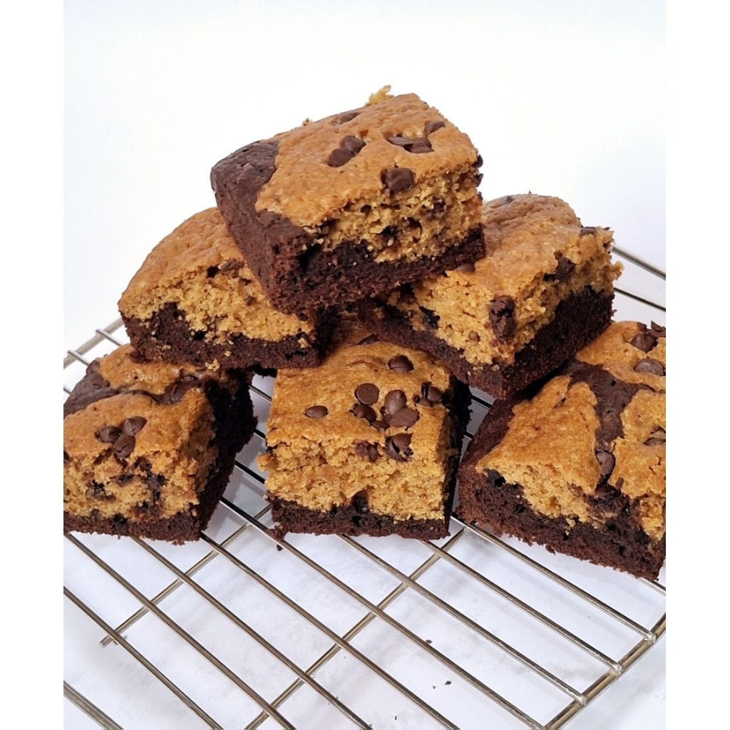 

Brookies Fudgy Brownies Dan Cookies Size 20×20 10×20