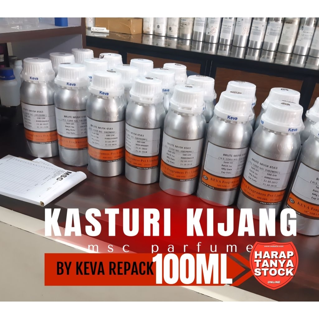 BRUT MUSK BY KEVA 100 ML REPACK / KASTURI KIJANG