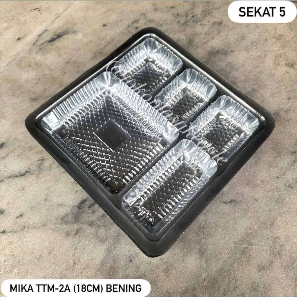 [isi 100pcs] Mika Nasi Ukuran 18 (TTM-2A) Sekat 5