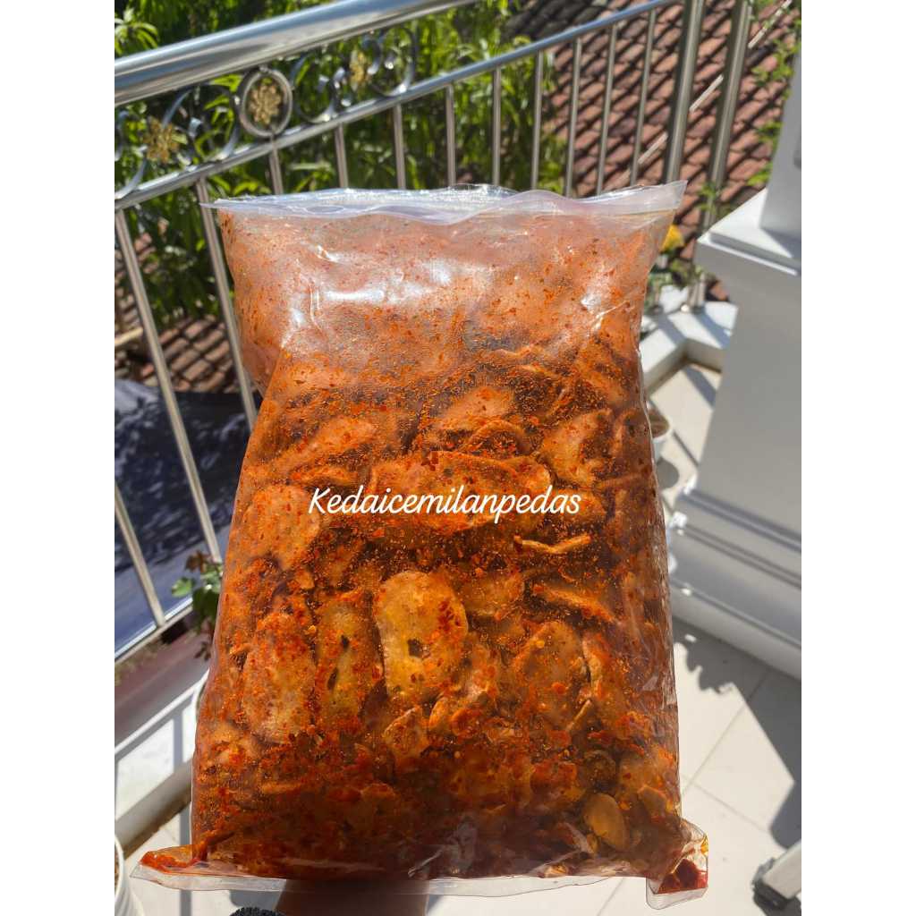 

basreng koin/basreng bulat/basreng kripik pedas daun jeruk 1kg