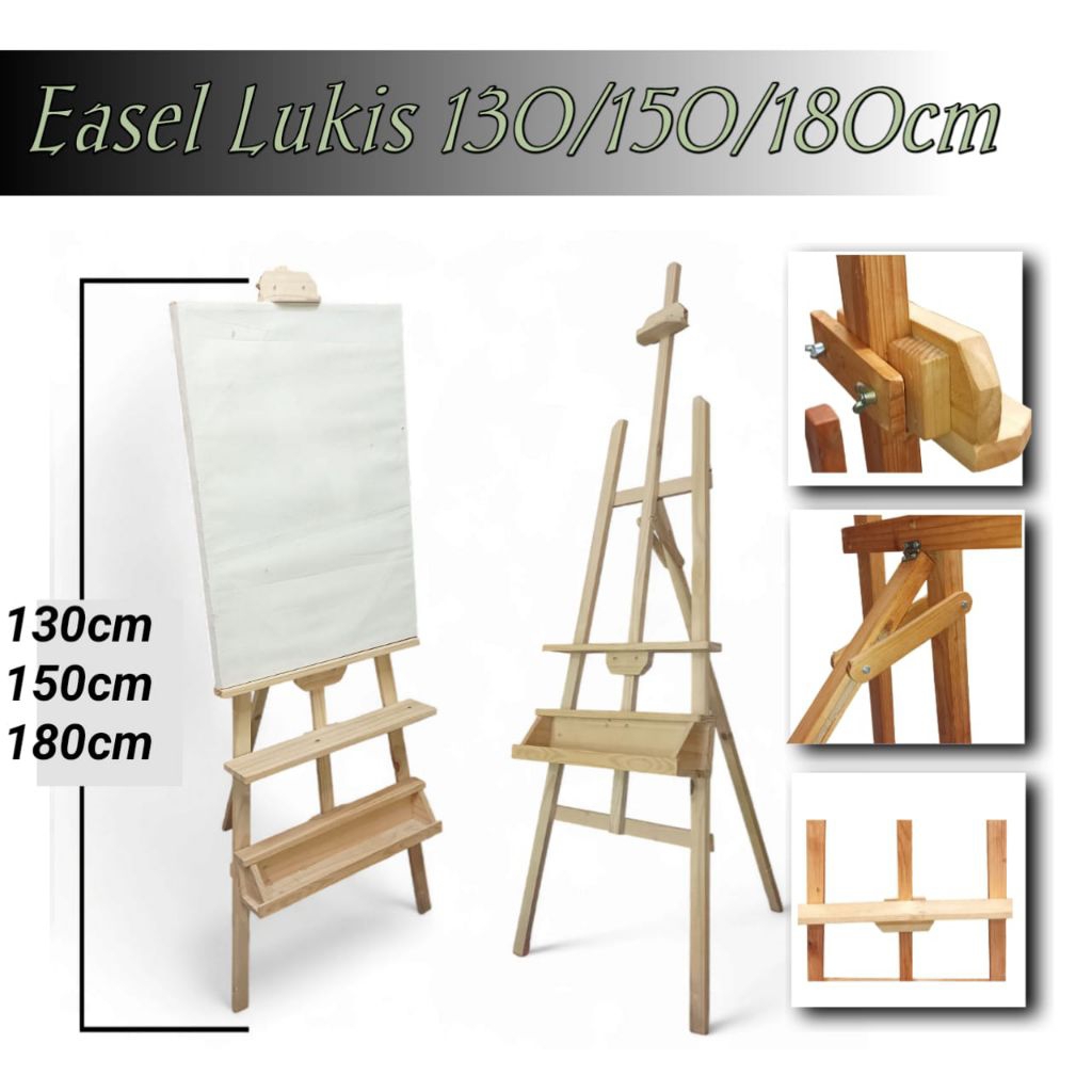 

Easel lukis Premium /standing lukisan/foto