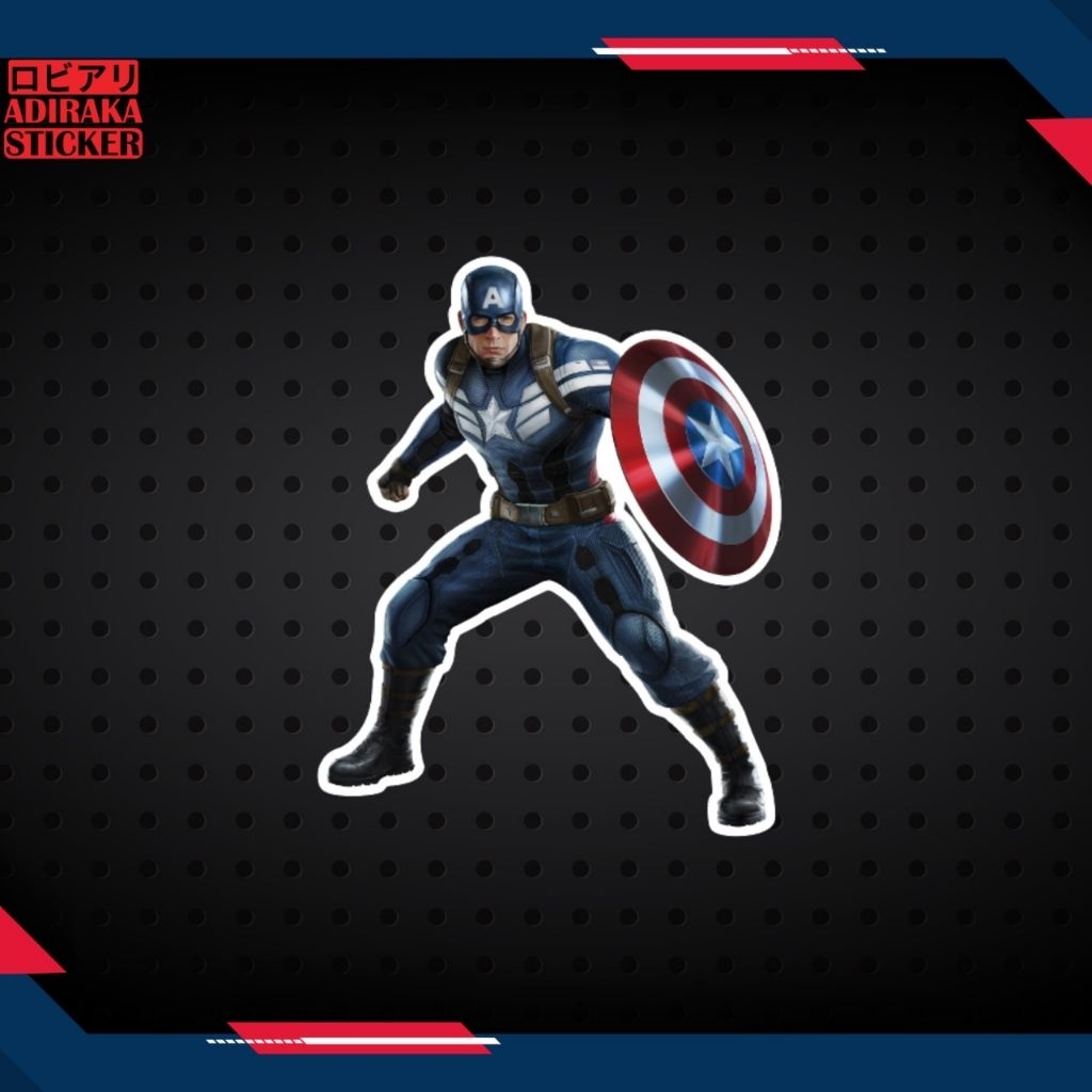 

Printing Sticker Kapten Amerika
