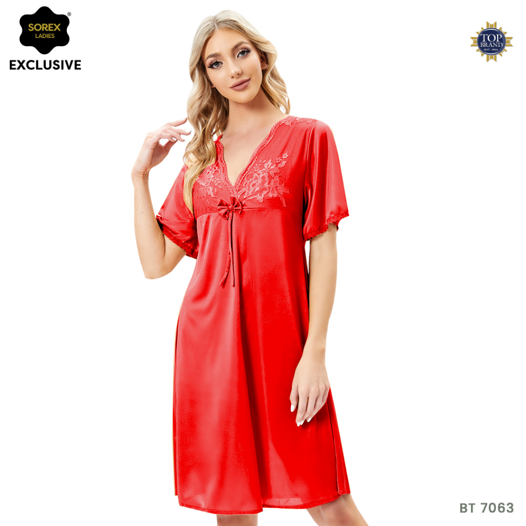 Sorex Lingerie Baju Tidur Satin Look BT 7063