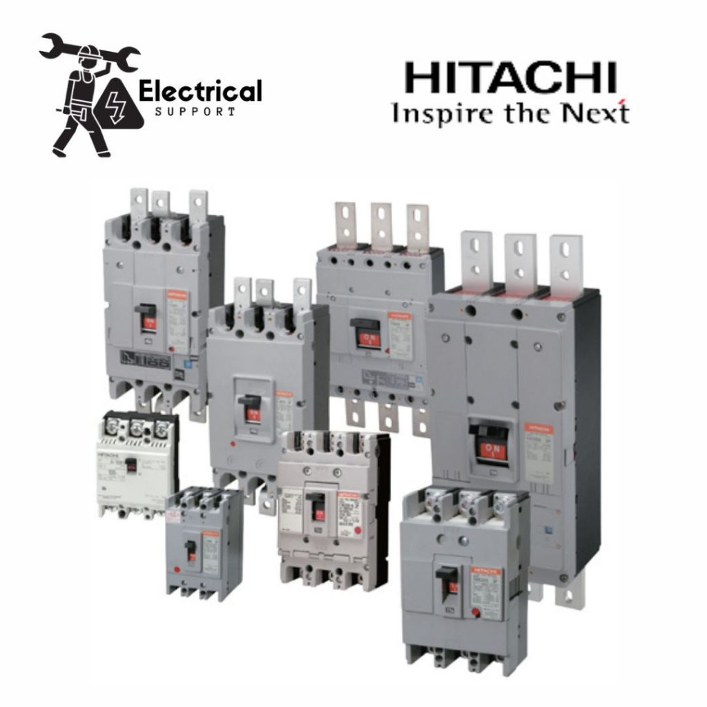 MCCB Hitachi Breaker - SX - 600 - 3 P - 36 kA - Adjustable 300 - 600 A