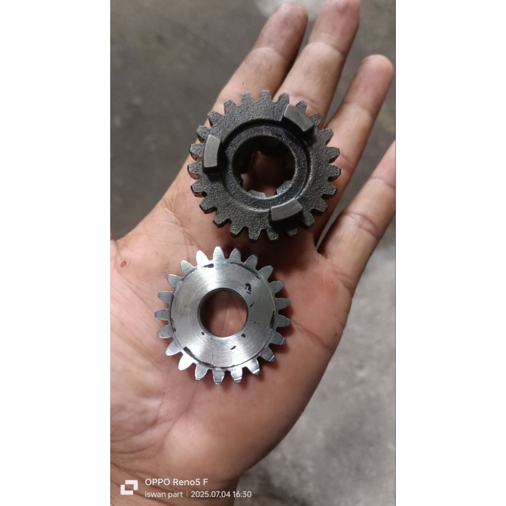 rasio fizR,fiz,foceone,sigma,alfa oplos gigi 4 jumlah 21/23