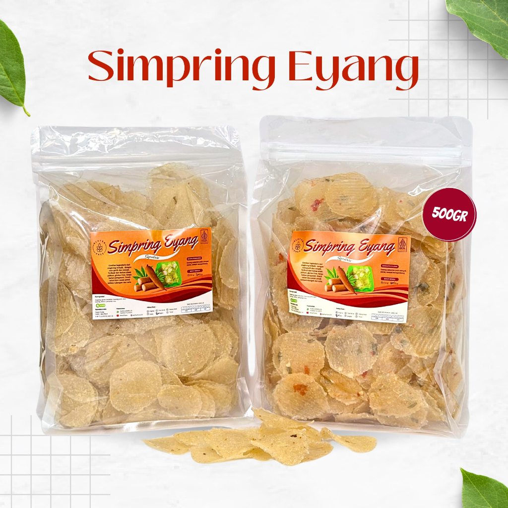 

Simpring Eyang Mentah 500 gr Cemilan Sehat dan Aman