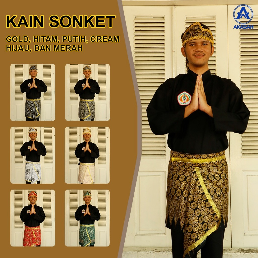 AKASAH - Songket Silat / Kain Sembong / Dodot silat / Kain Seni / IPSI / Beladiri / Akasah / KAIN SE