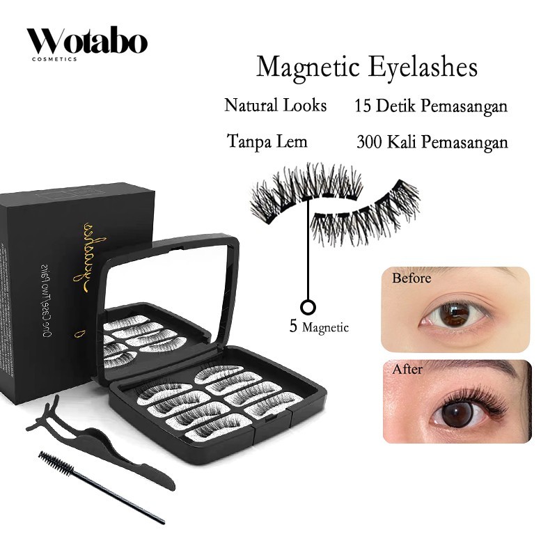 Wotabo Magnet Lashes Magnetic Eyelash