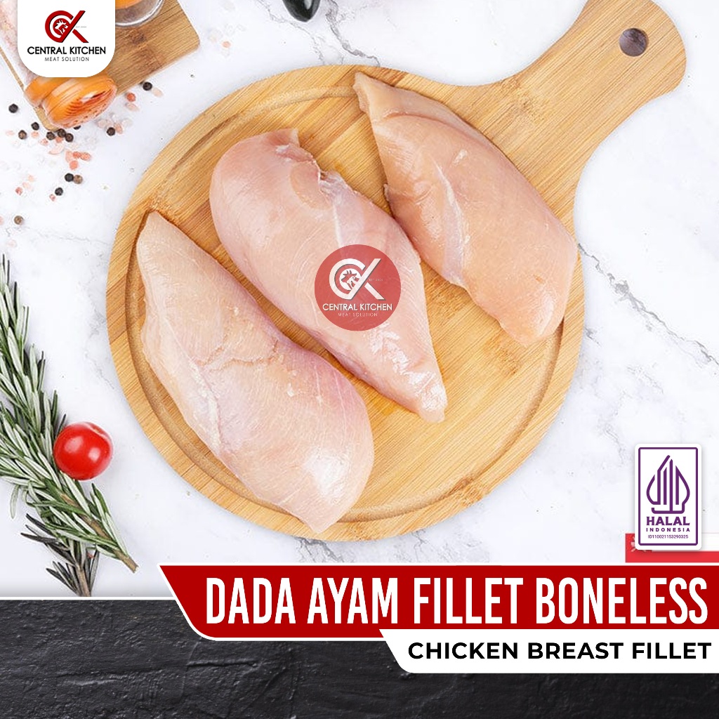 

Boneless Chicken Breast Skinless / Dada Ayam Fillet Tanpa Kulit