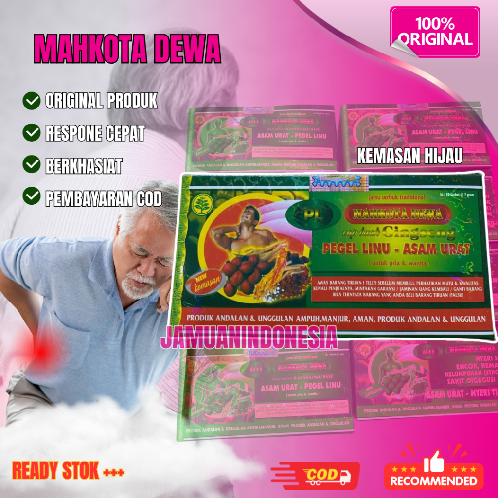 

Mahkota Dewa Kapsul Original 100% Kemasan Hijau