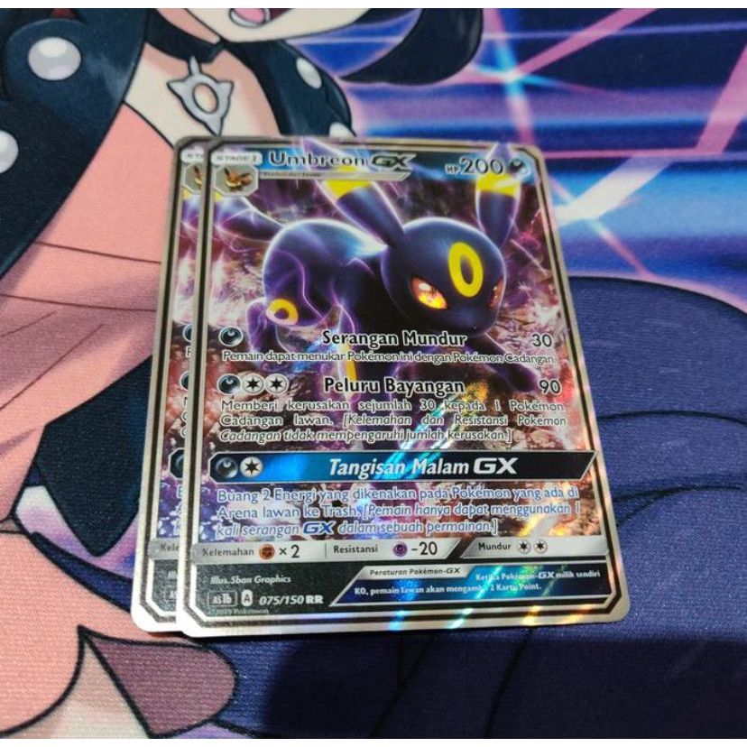 Kartu Pokemon TCG ID AS1b Umbreon GX RR
