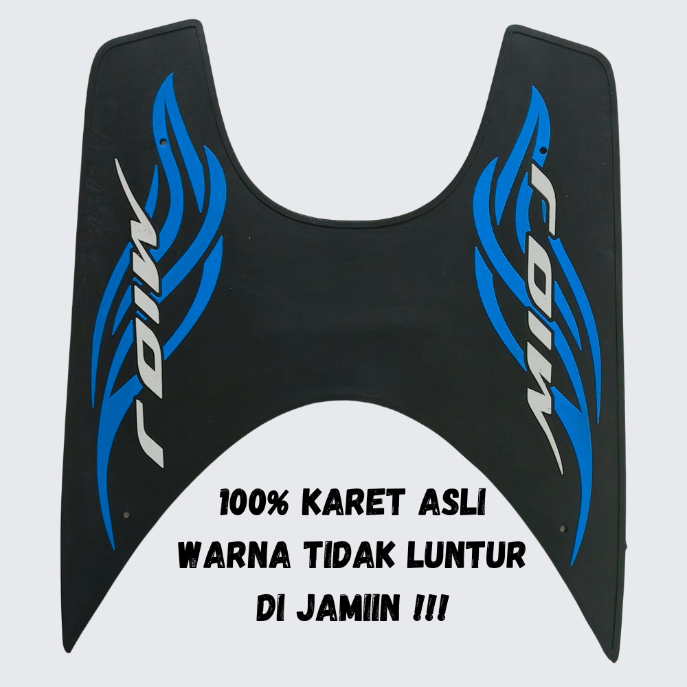 karpet motor MIO-J & MIO-GT tahun 2012 - 2016 tatakan yamaha mio j dan mio gt