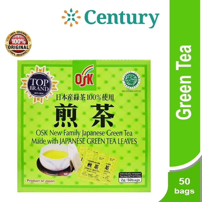

OSK TEH HIJAU CELUP GREEN TEA ISI 50 SACHET / MINUMAN / TEH