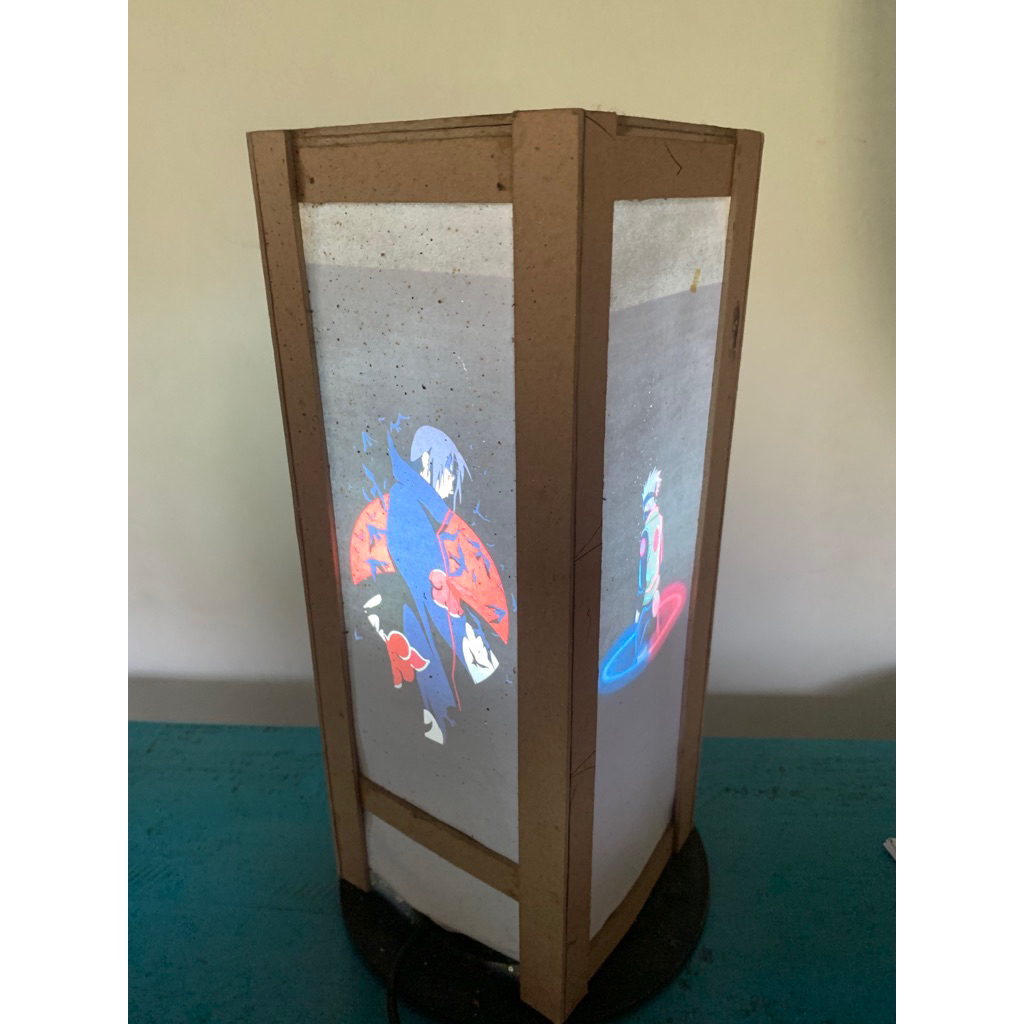 lampion/lampu tidur kerajinan tangan, gambar kartun bisa, custome foto bisa