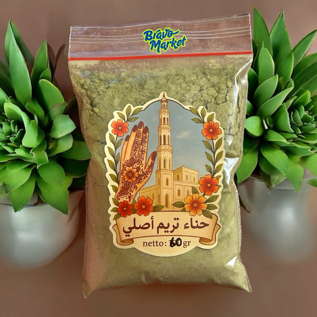 Henna Bubuk Tareem / Henna Klip / Henna Tarim 100% Original Berat 65gr+/-