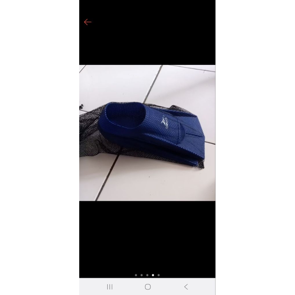 PRELOVED sepatu kaki katak anak Fin Speeds Diving renang