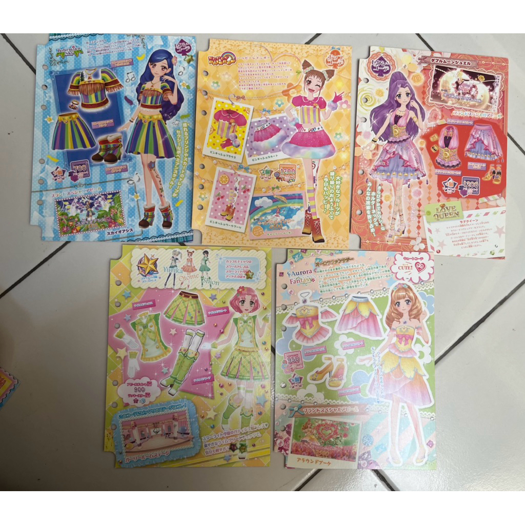 

Pembatas Album Aikatsu Set + Bonus Official Japan (keep)