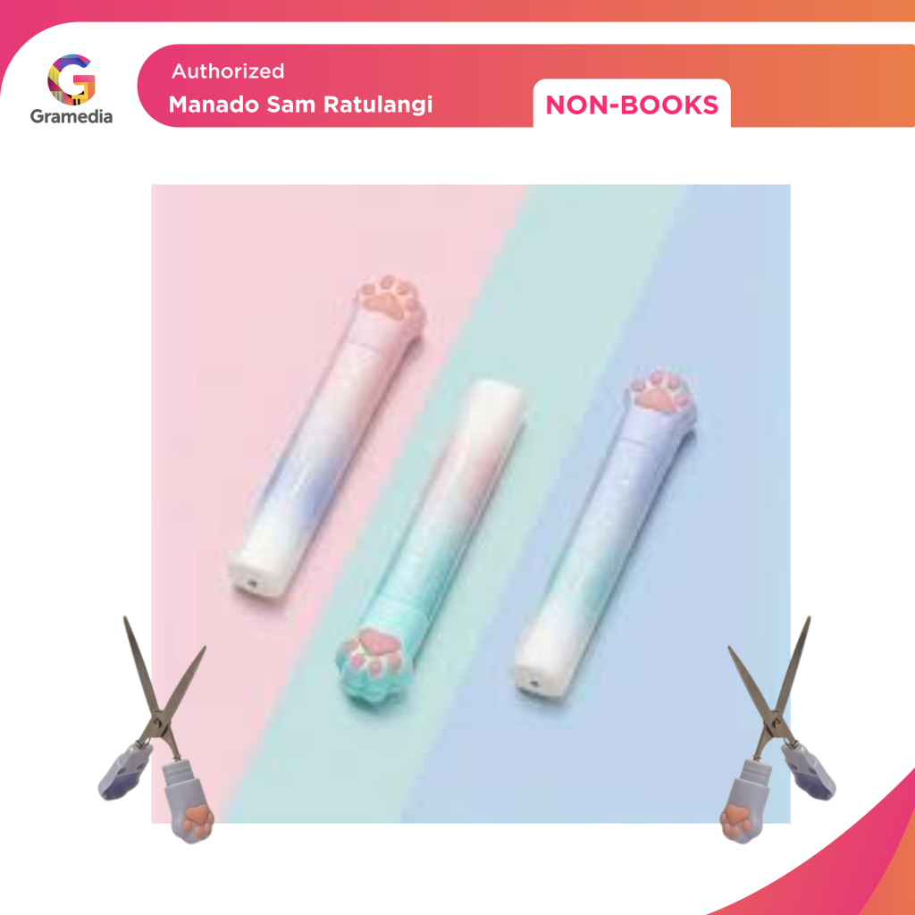

Gramedia Manado-Twingo Cat Paw Scissors TG1001