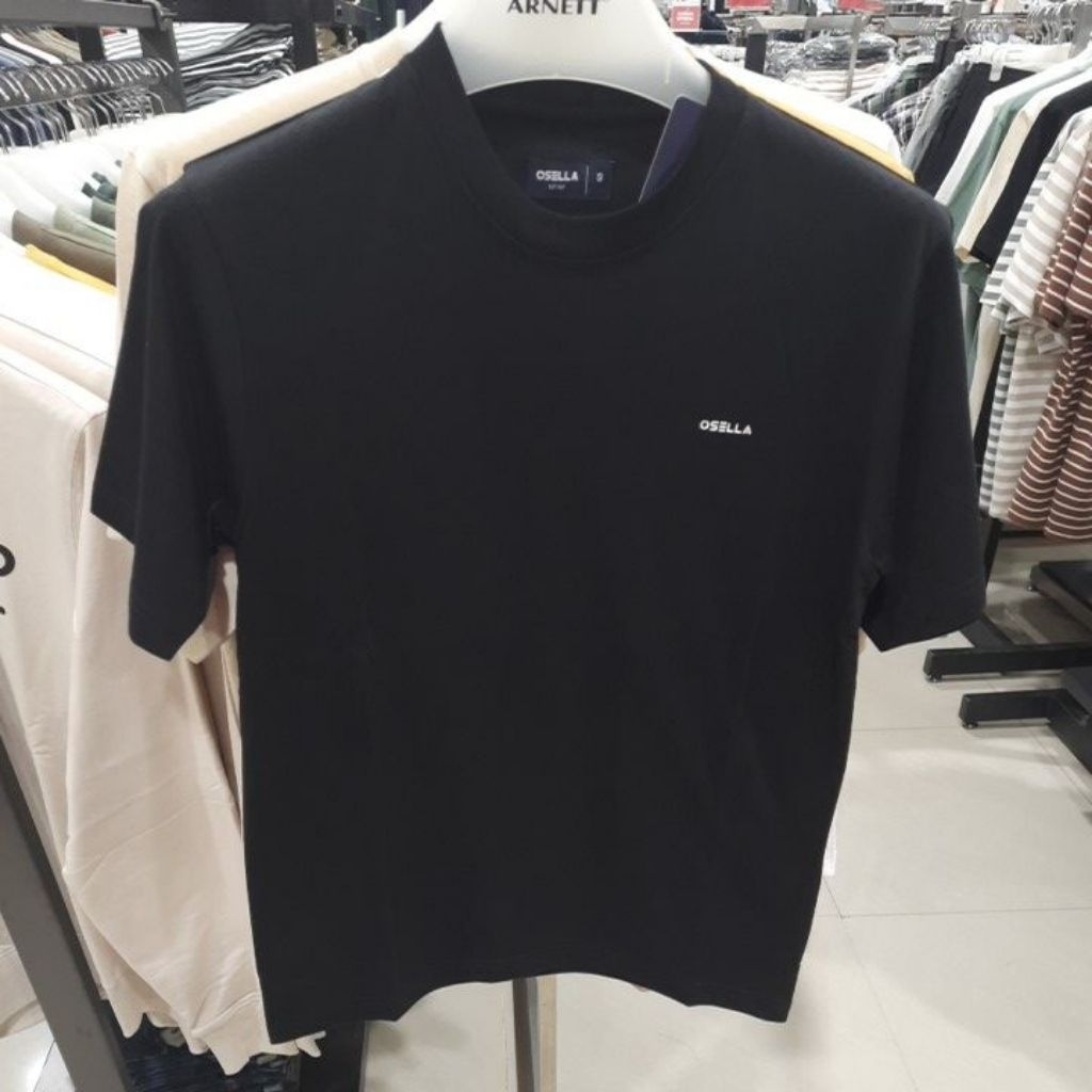 OSELLA MEN TSHIRT KAOS PENDEK PRIA POLOS REGULAR FIT BEST SELLER ORIGINAL MATAHARI
