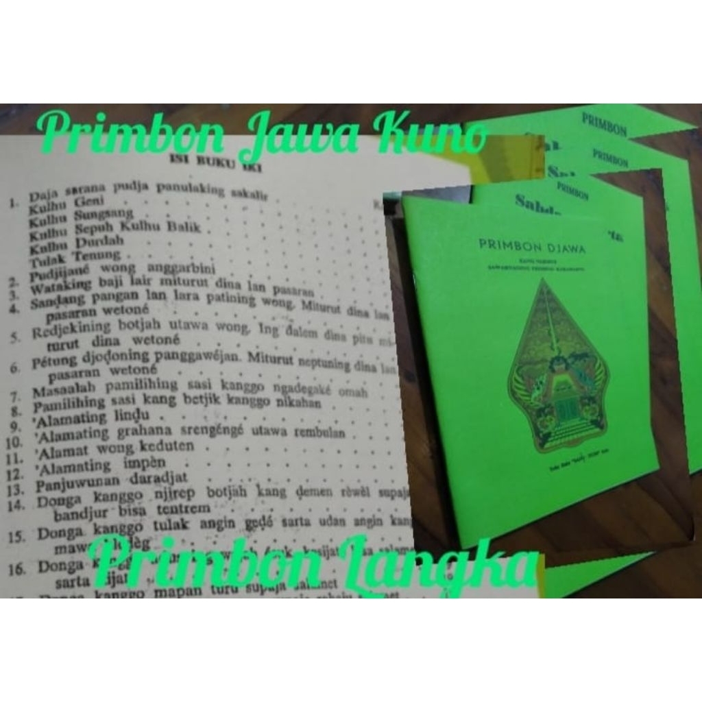 Primbon jawa kuno,Primbon Langka