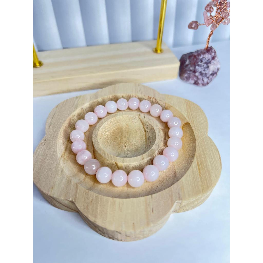 Gelang Rose quartz 8mm/Gelang Rose Quartz/Rose quartz bracelet/Gelang Batu Natural