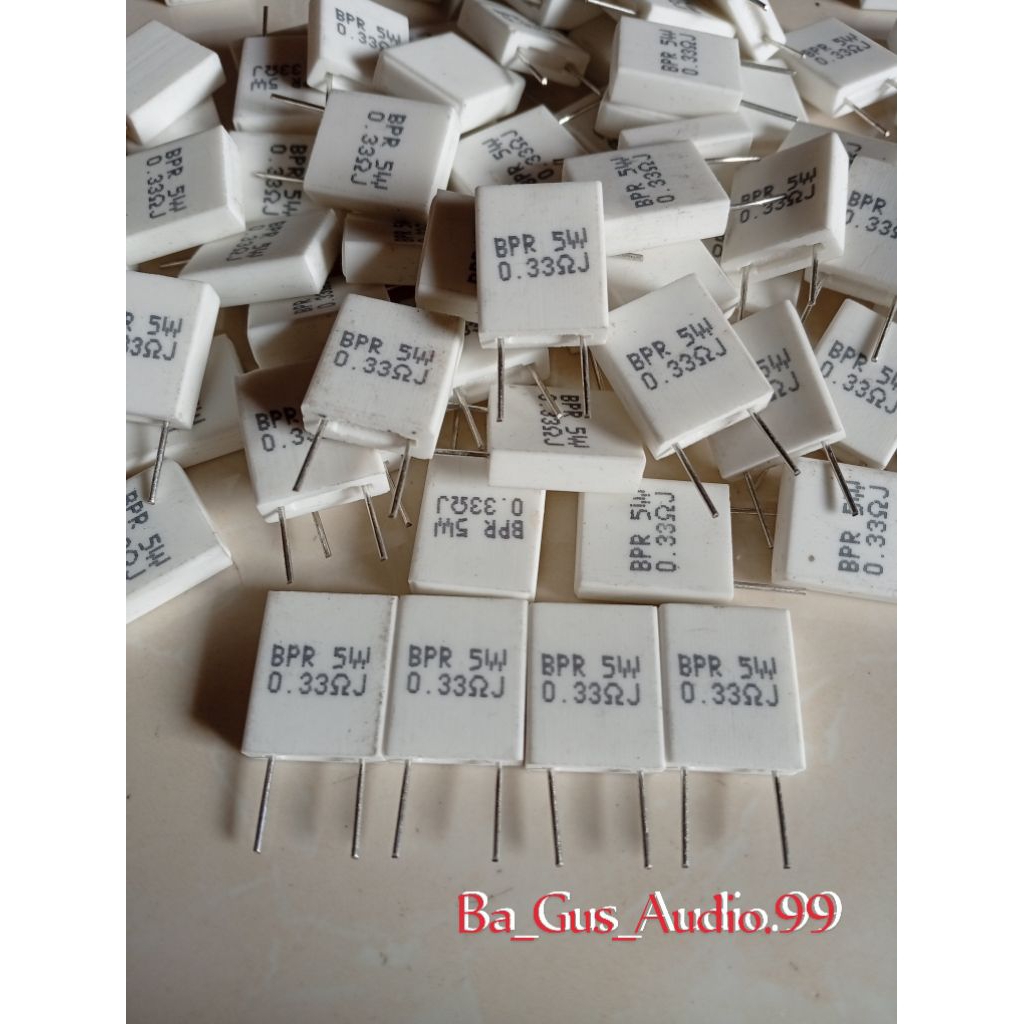 Resistor Nobel gepeng 5W - 0.33ohm BPR