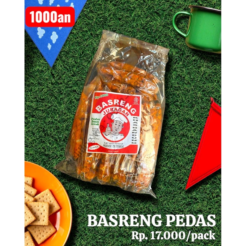 

Jajanan Murah Meriah Basreng Pedas 1000an Bisa Untuk Jual Lagi!!!