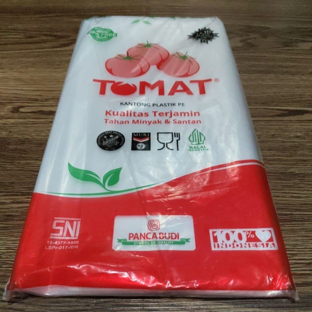 Kantong Plastik PE  UK 40X60 /Plastik Tomat /Kantong Plastik bening /Plastik besar