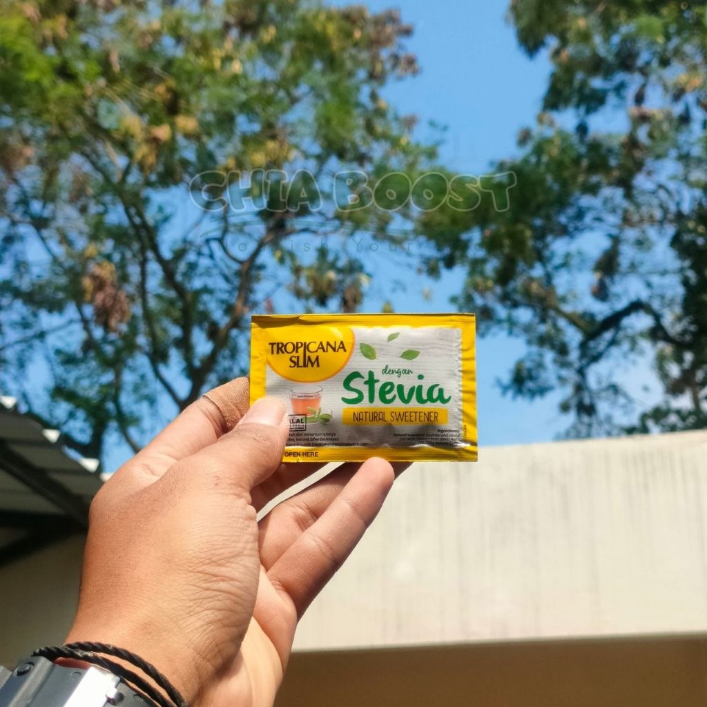 

[1 Sachet] Tropicana Slim Sweetener Stevia Industrial - Pemanis Alami untuk Batasi Gula