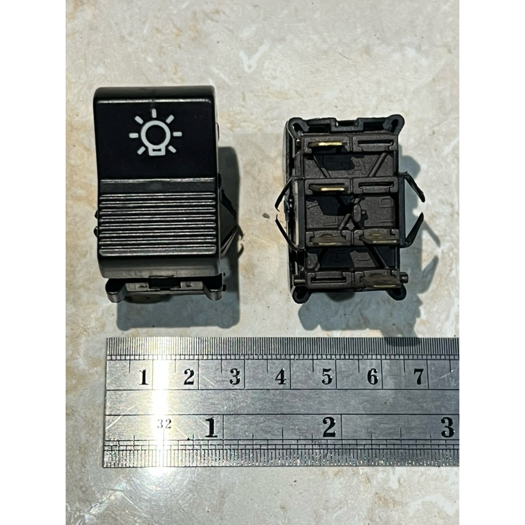 SAKLAR SWITCH ON OFF LAMPU BESAR SOKET 5 SKUN 5 UNIVERSAL SEMUA MOBIL ORIGINAL ASLI