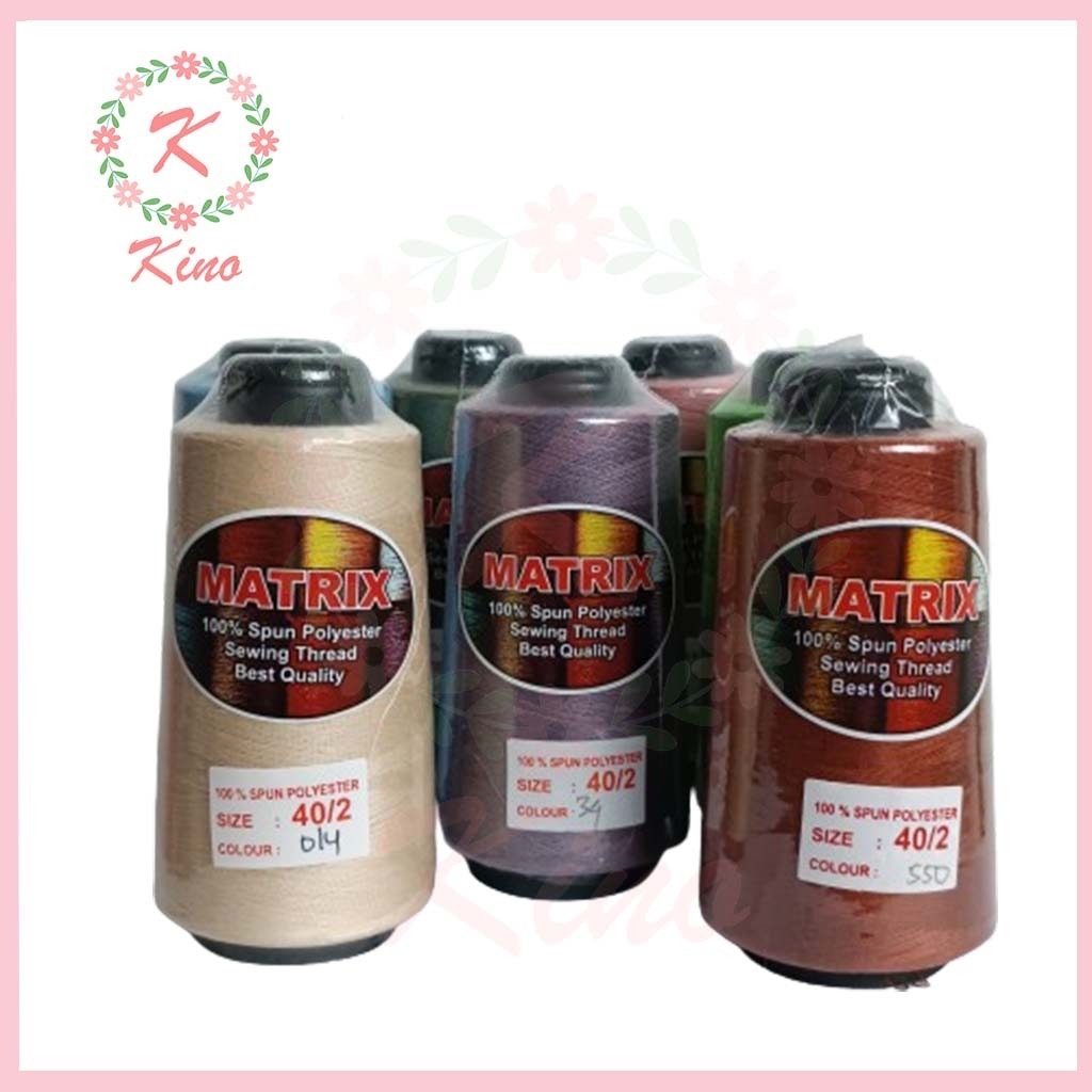 menowu [GROSIR PER LUSIN] Benang Polyester Besar Cones Besar Benang Jahit benang spun Yamalon Ultra