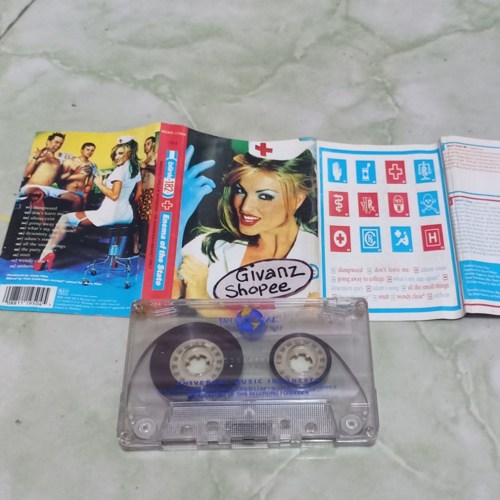 Kaset pita BLINK 182 - Enema of the state