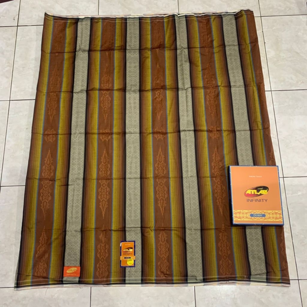Sarung Atlas Infinity dobby, Sarung, Atlas Super , Sarung motif kotak-kotak Songket